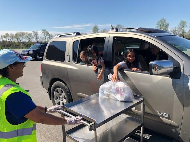 Jefferson County Schools distribute meals to students 