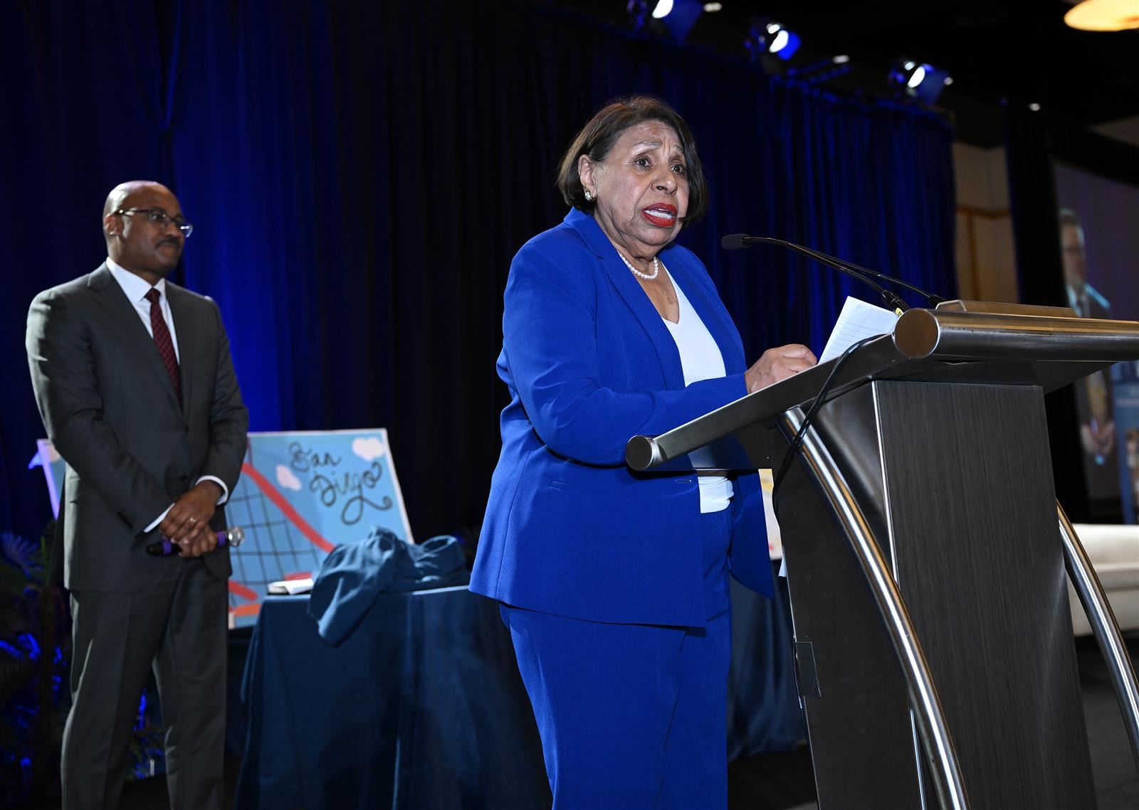 Sylvia Menendez at the 2023 CGCS Annual Fall Conference