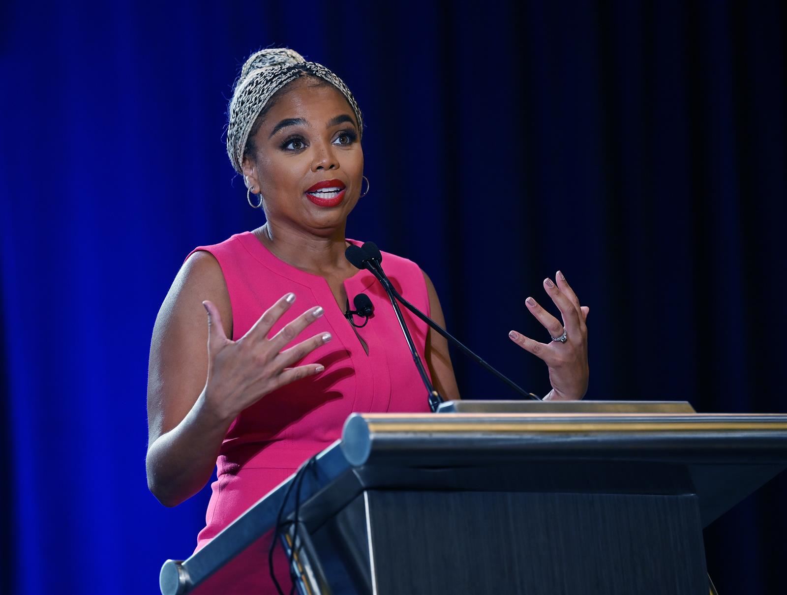 Jemele Hill at the 2023 CGCS Annual Fall Conference