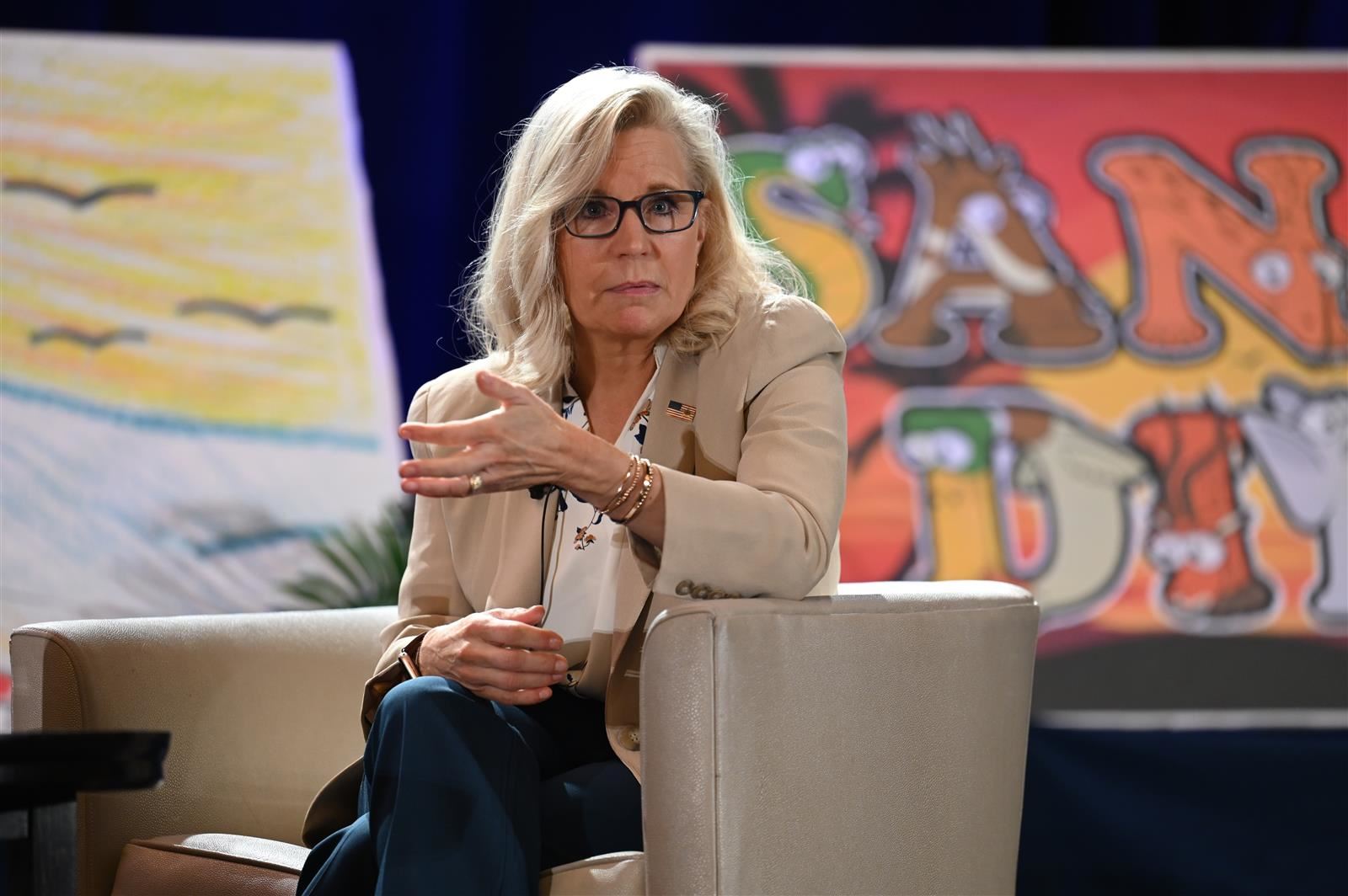 Liz Cheney at the 2023 CGCS Annual Fall Conference
