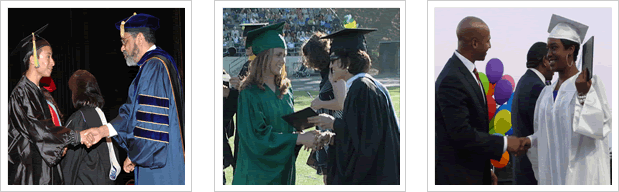 Photos of graduates 